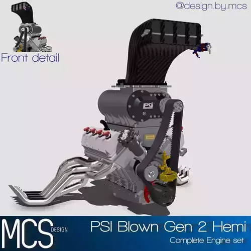 PSI Blown Hemi Gen 2 complete for Promod 3D print model