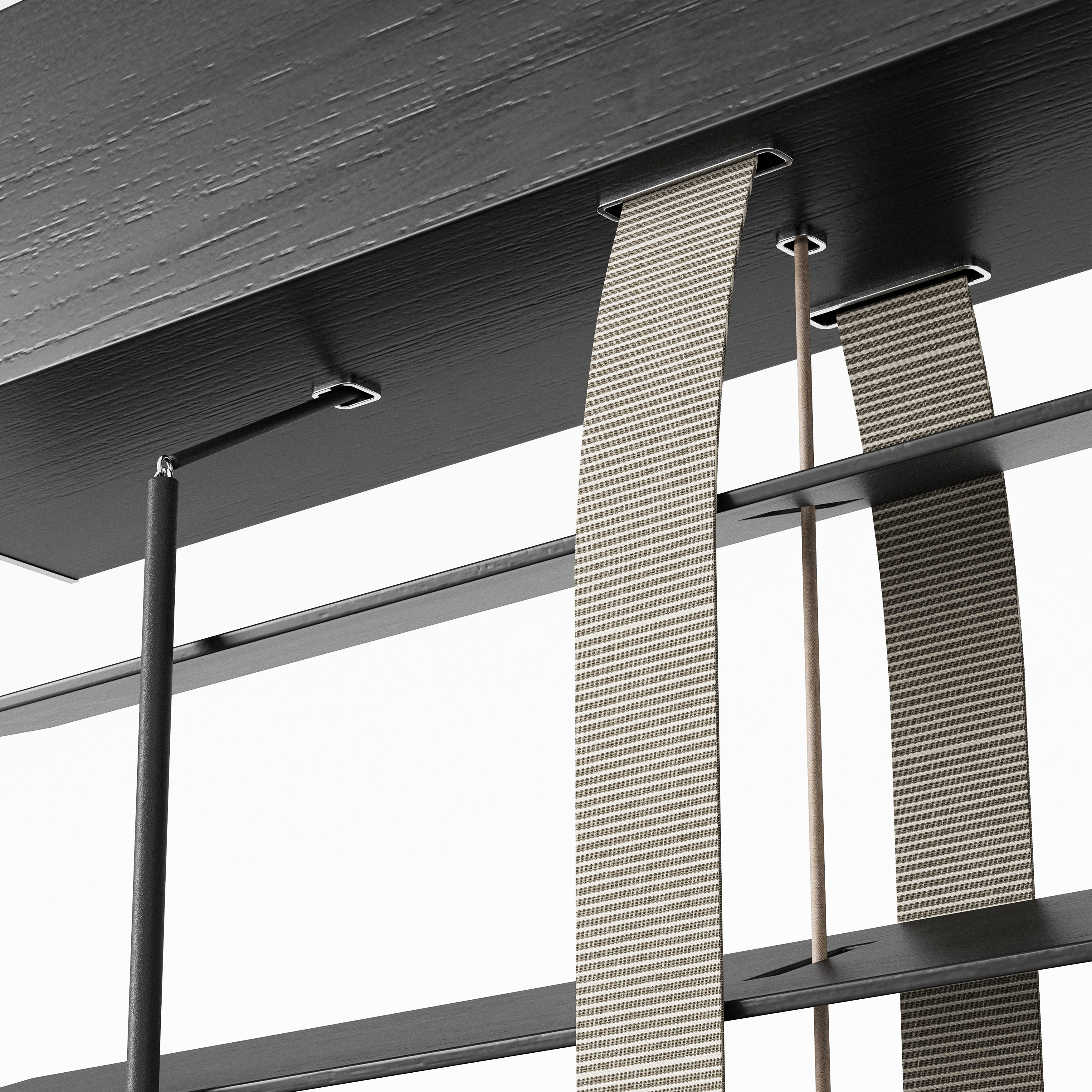 Wooden Blinds Set 13 3D model_2