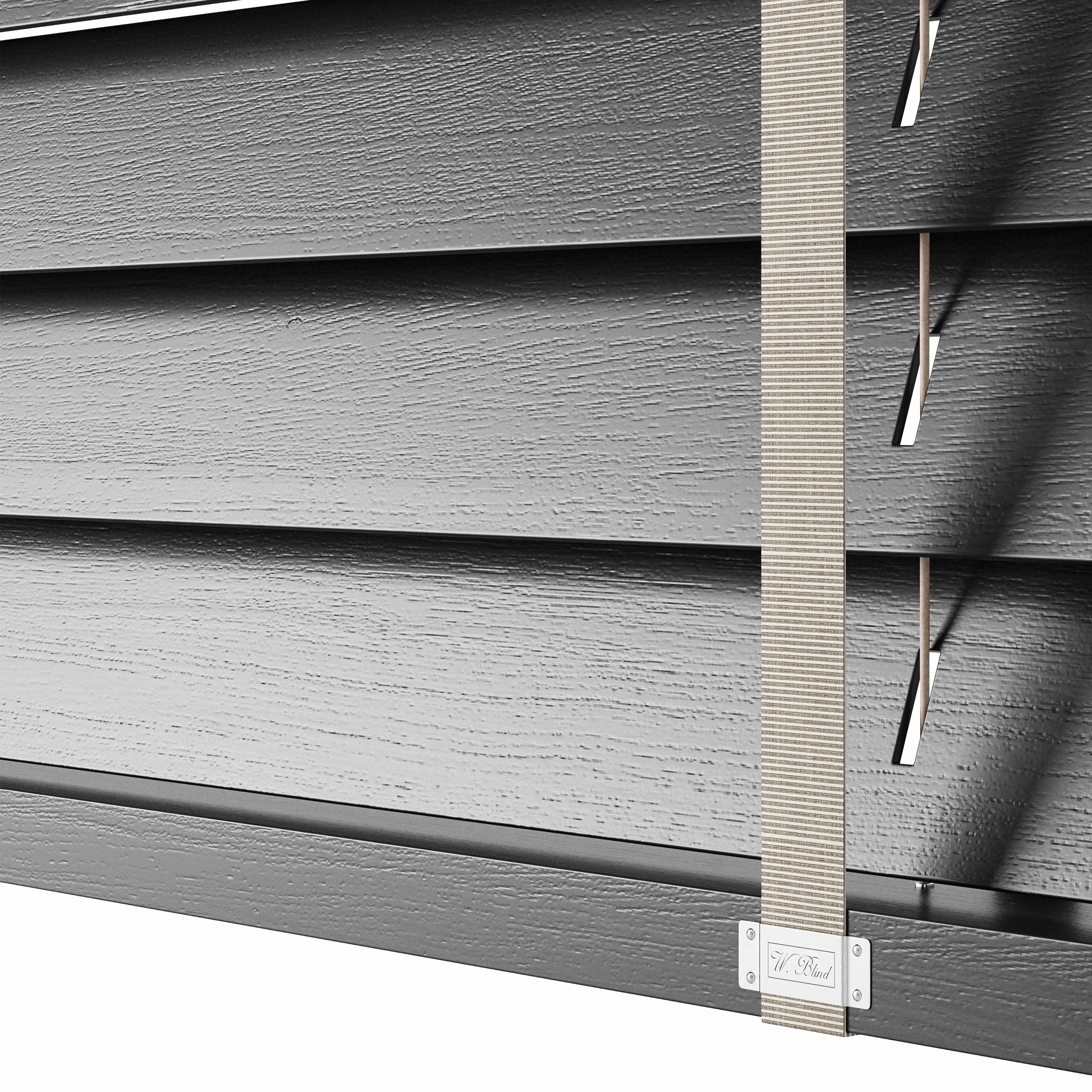 Wooden Blinds Set 13 3D model_4