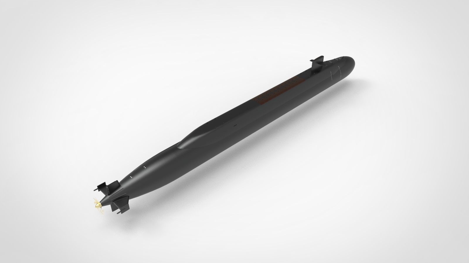 Ohio class submarine 3D model_5