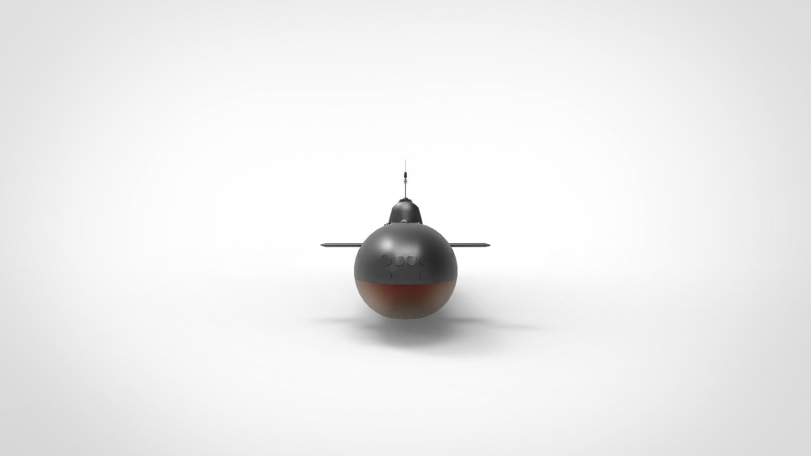 Akula class submarine 3D model_3