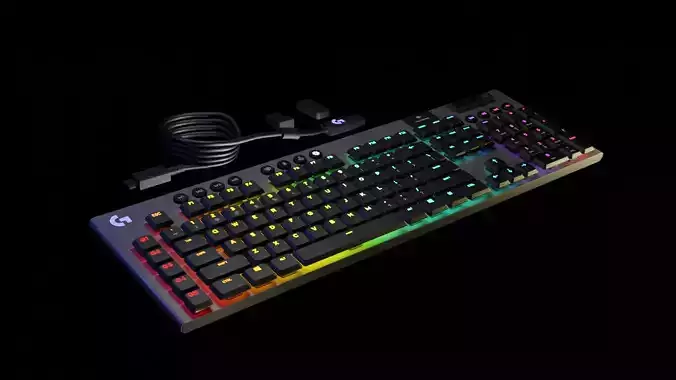 Logitech G915 Wireless Mechanical Keyboard 3D model