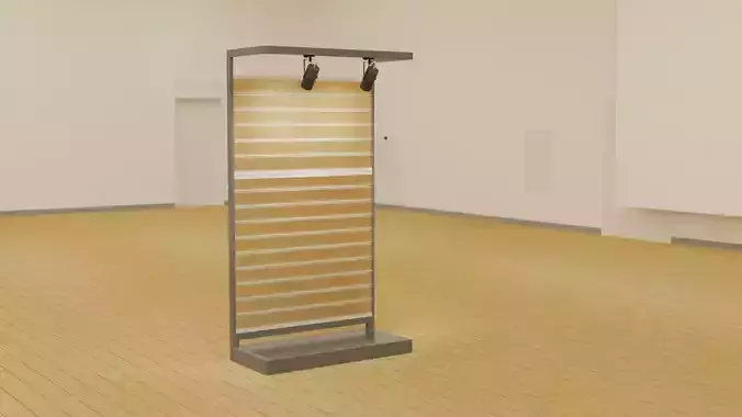 Slat Wall Panel Rack