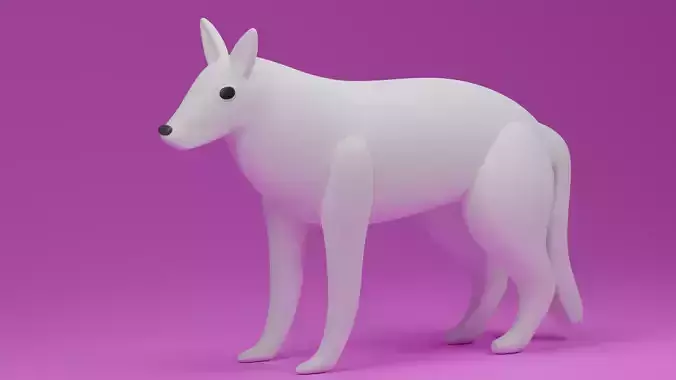 Cartoon German Shepherd Dog 1