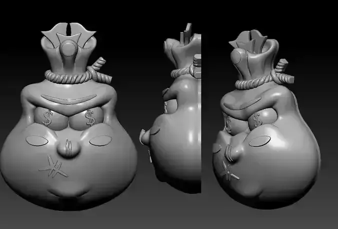 Money Bag Pendant 3D print model