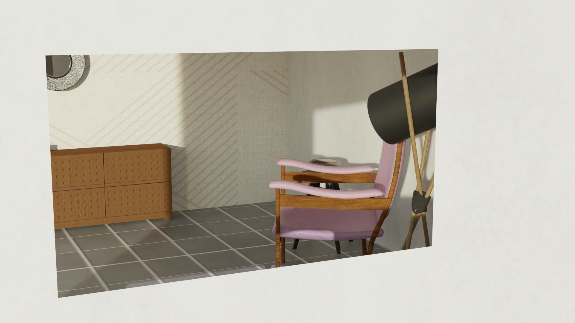 Coastal Charm 3D Scene 3D model_4