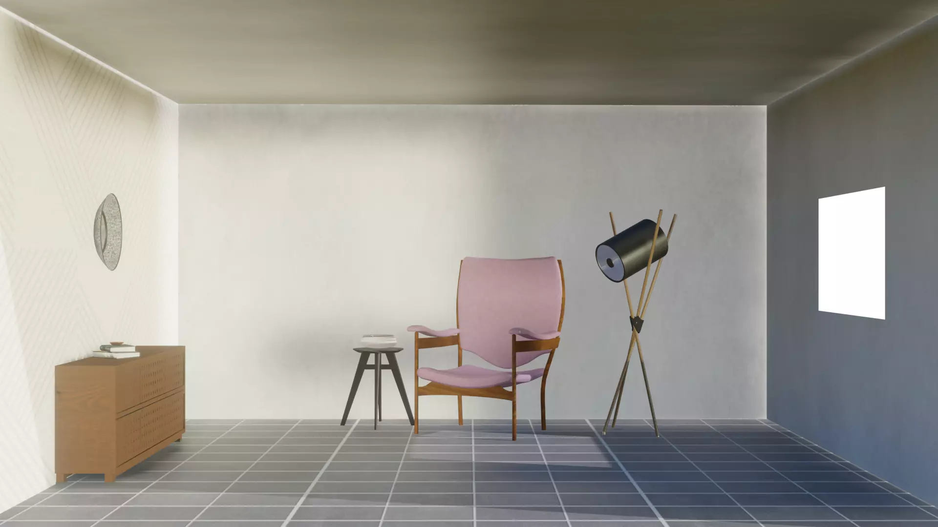 Coastal Charm 3D Scene 3D model_0