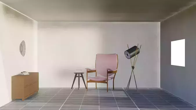 Coastal Charm 3D Scene