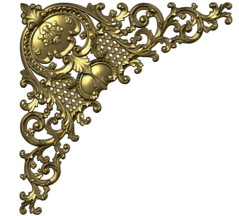 synthesize all File 3d pattern neoclassical 3d  3D print model_54