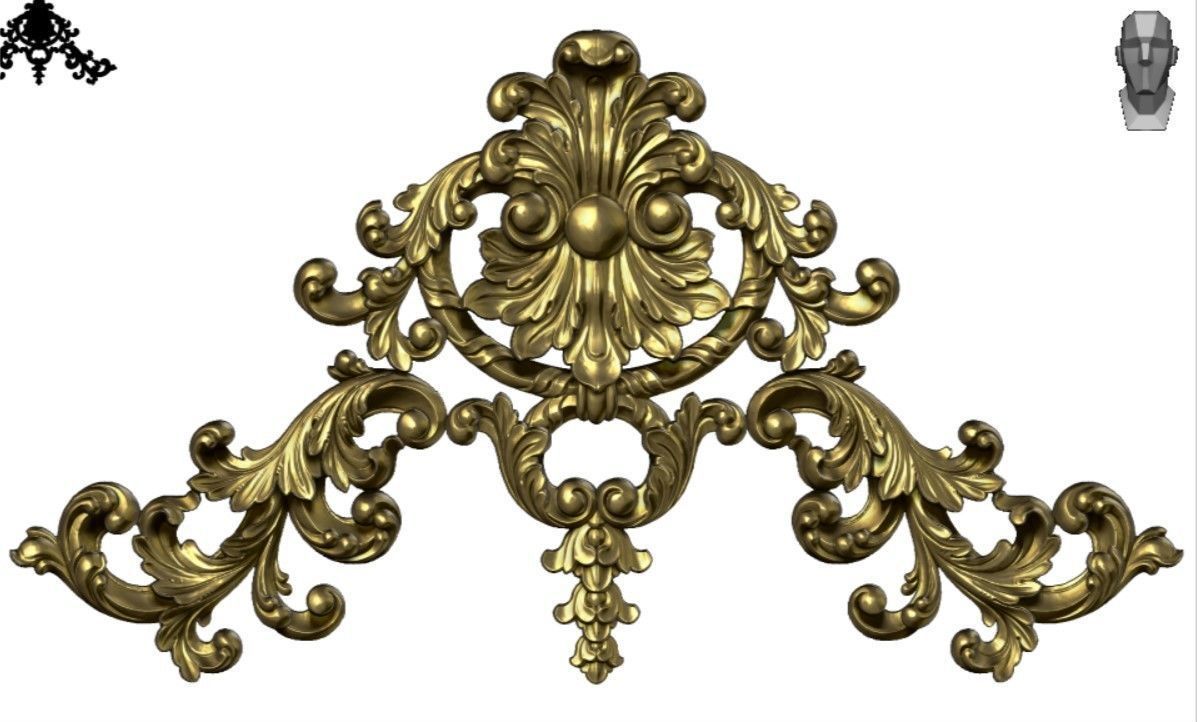 synthesize all File 3d pattern neoclassical 3d  3D print model_49