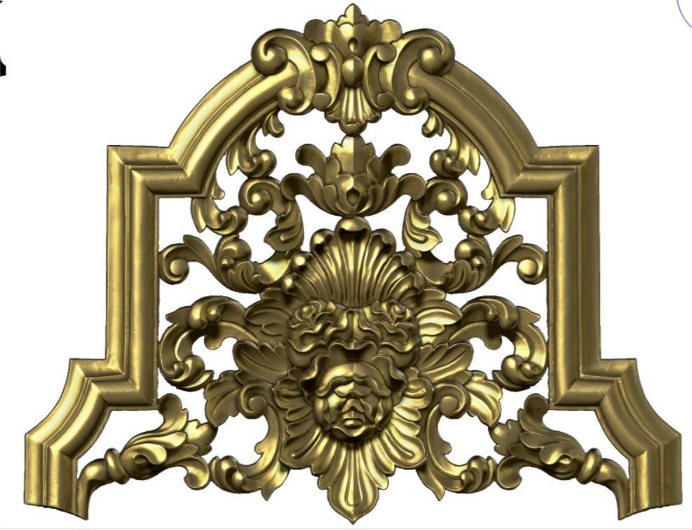 synthesize all File 3d pattern neoclassical 3d  3D print model_12