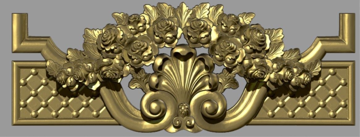synthesize all File 3d pattern neoclassical 3d  3D print model_30