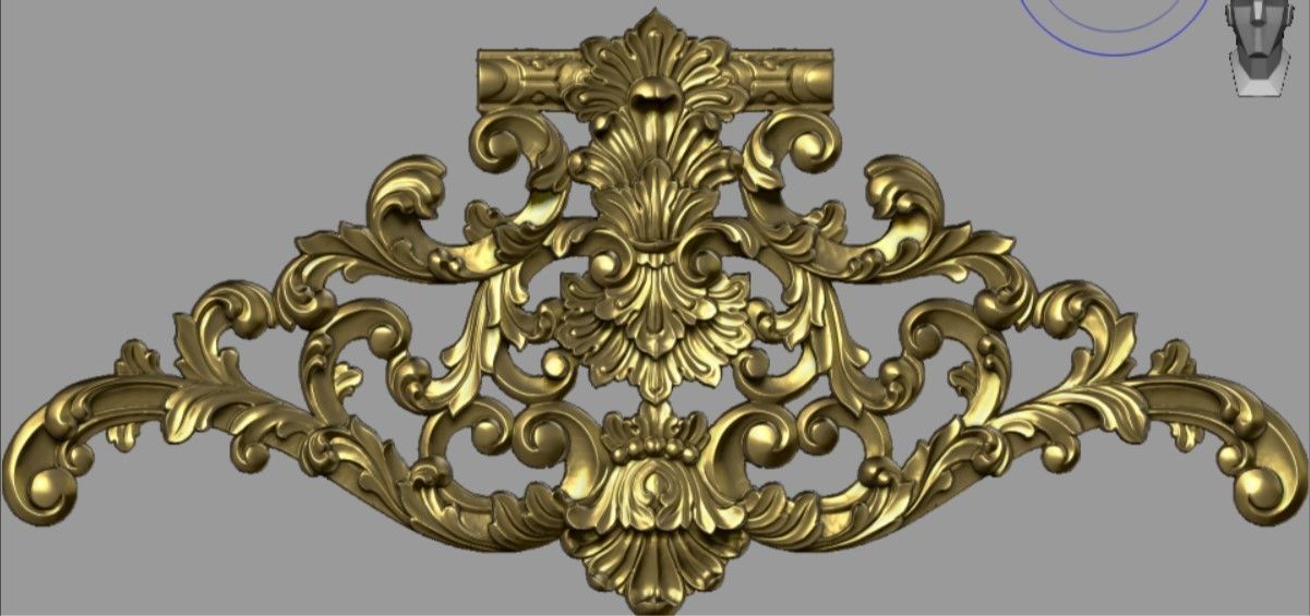 synthesize all File 3d pattern neoclassical 3d  3D print model_17