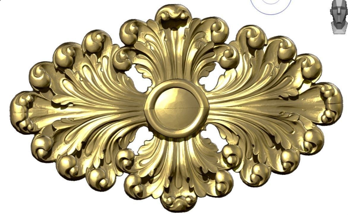 synthesize all File 3d pattern neoclassical 3d  3D print model_71