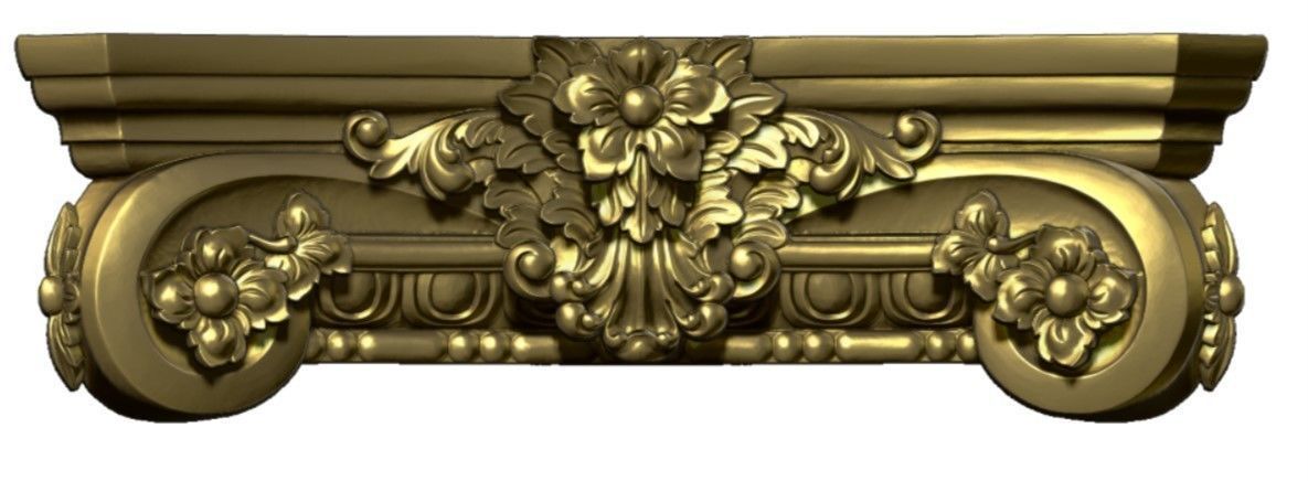 synthesize all File 3d pattern neoclassical 3d  3D print model_64