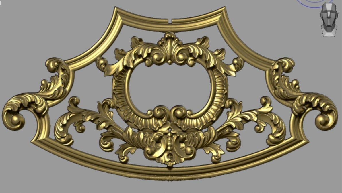 synthesize all File 3d pattern neoclassical 3d  3D print model_34