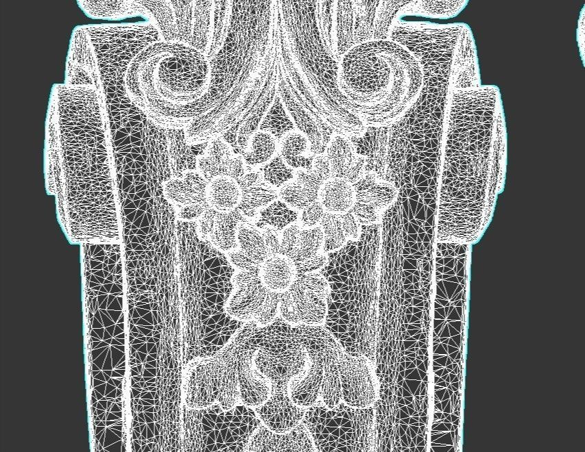 synthesize all File 3d pattern neoclassical 3d  3D print model_27