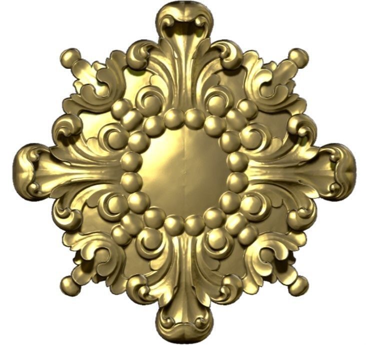 synthesize all File 3d pattern neoclassical 3d  3D print model_43