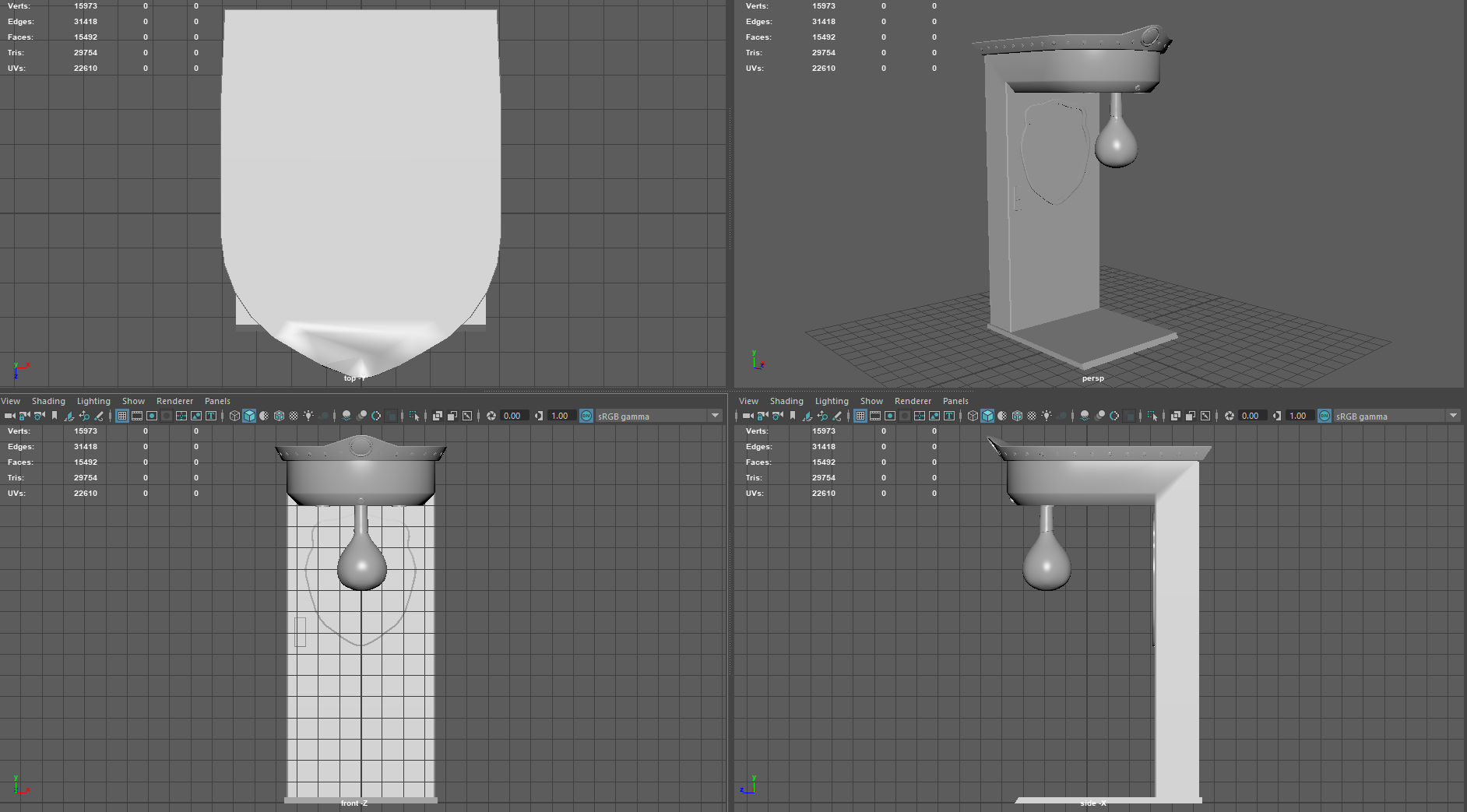 BOXER ARCADE MACHINE 3D model_9