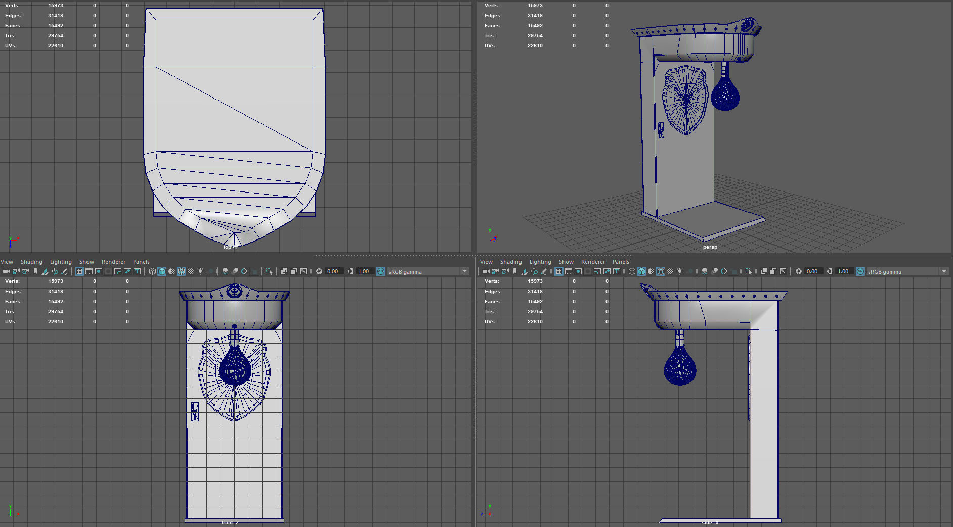 BOXER ARCADE MACHINE 3D model_10