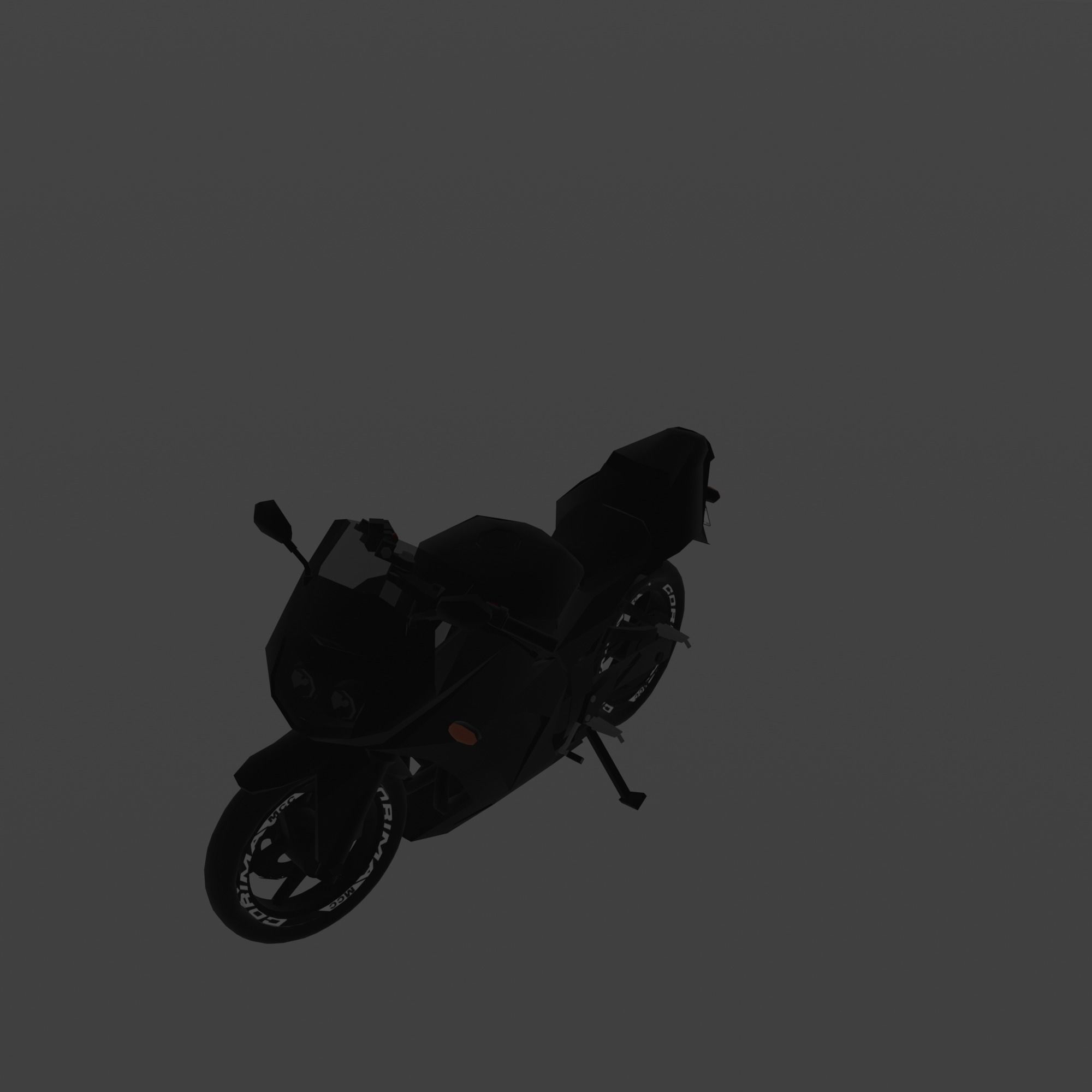 Transformation of Motorcycle 3D model_1