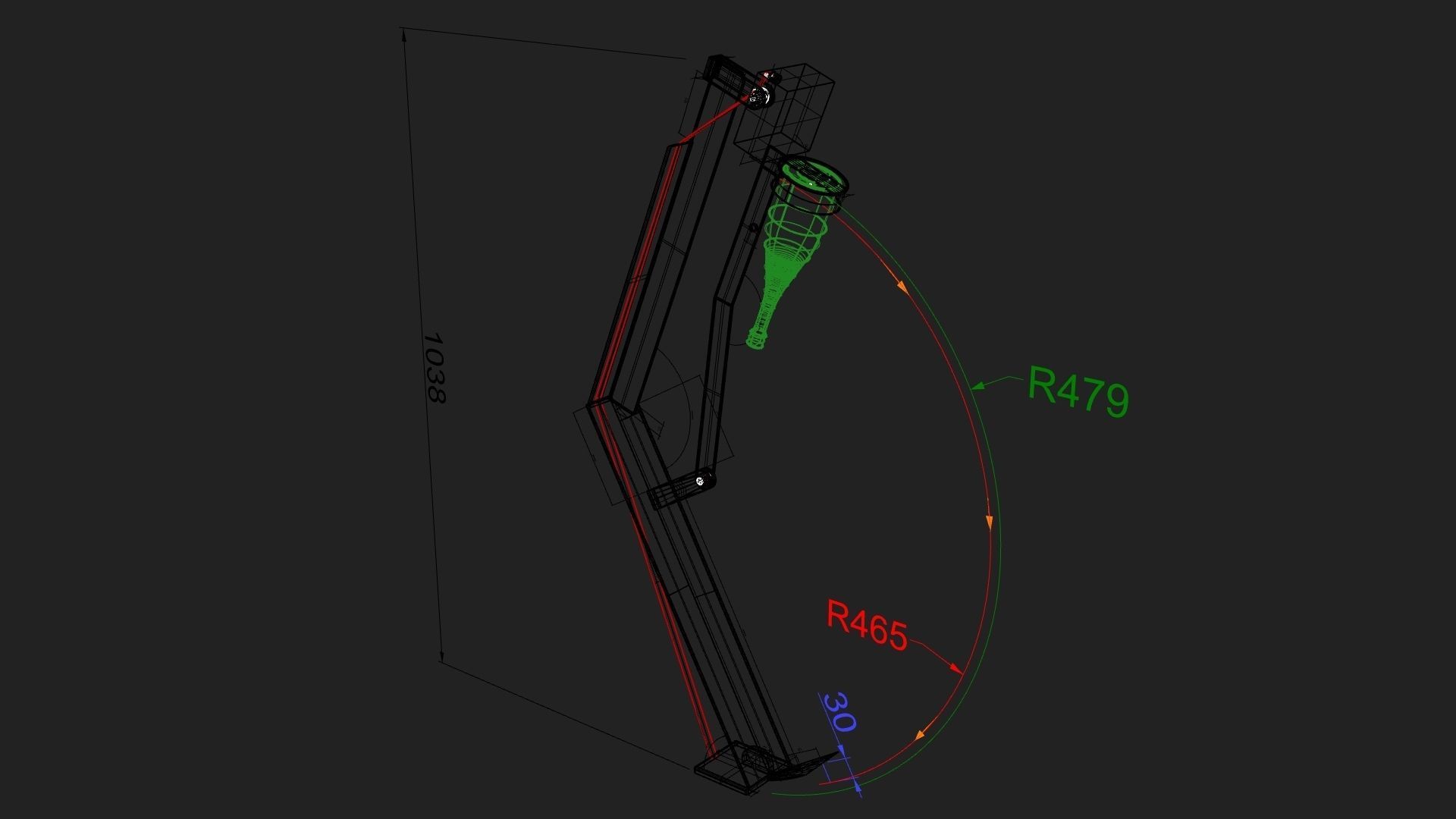 Simple Champagne Cracker for New Building Marine Vessels 3D model_6
