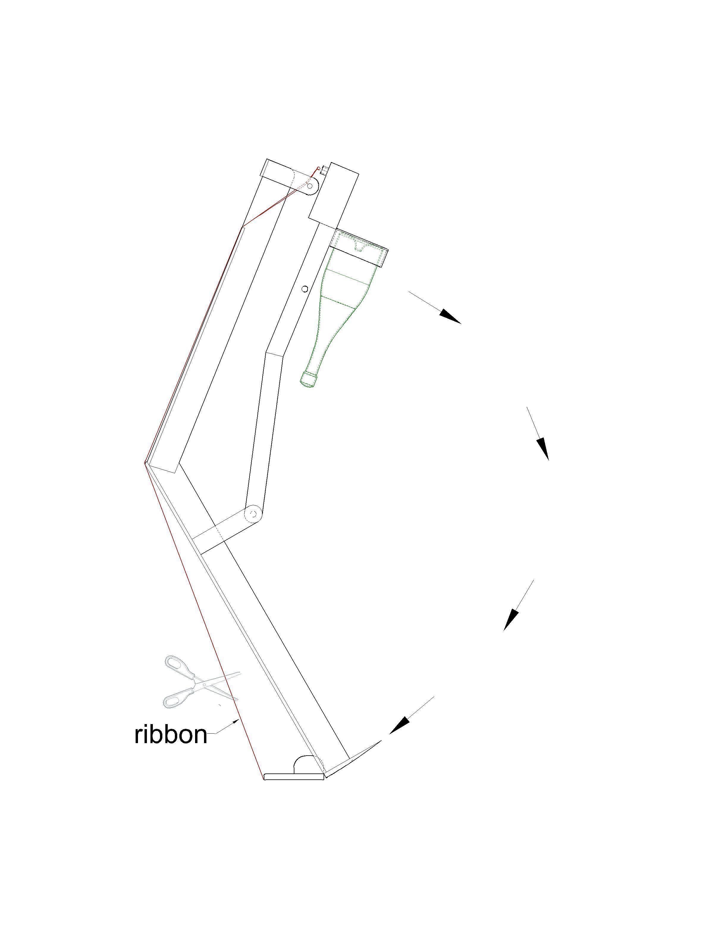 Simple Champagne Cracker for New Building Marine Vessels 3D model_2