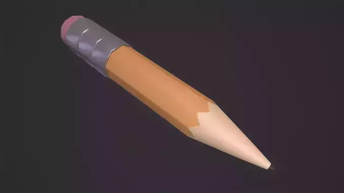 Pencil icon 3D Model