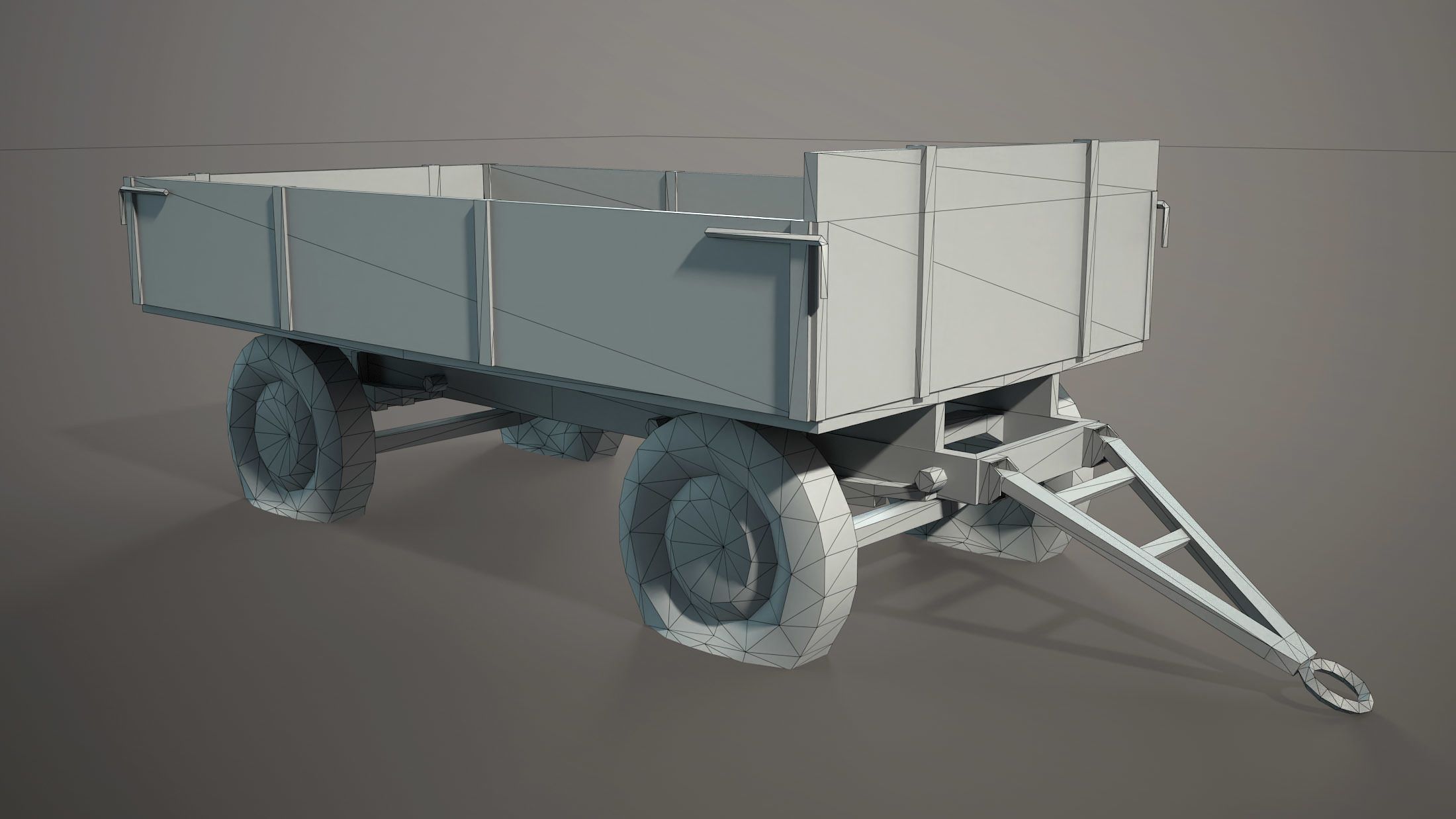 Abandoned Russian Village Collection Low-poly 3D model_45