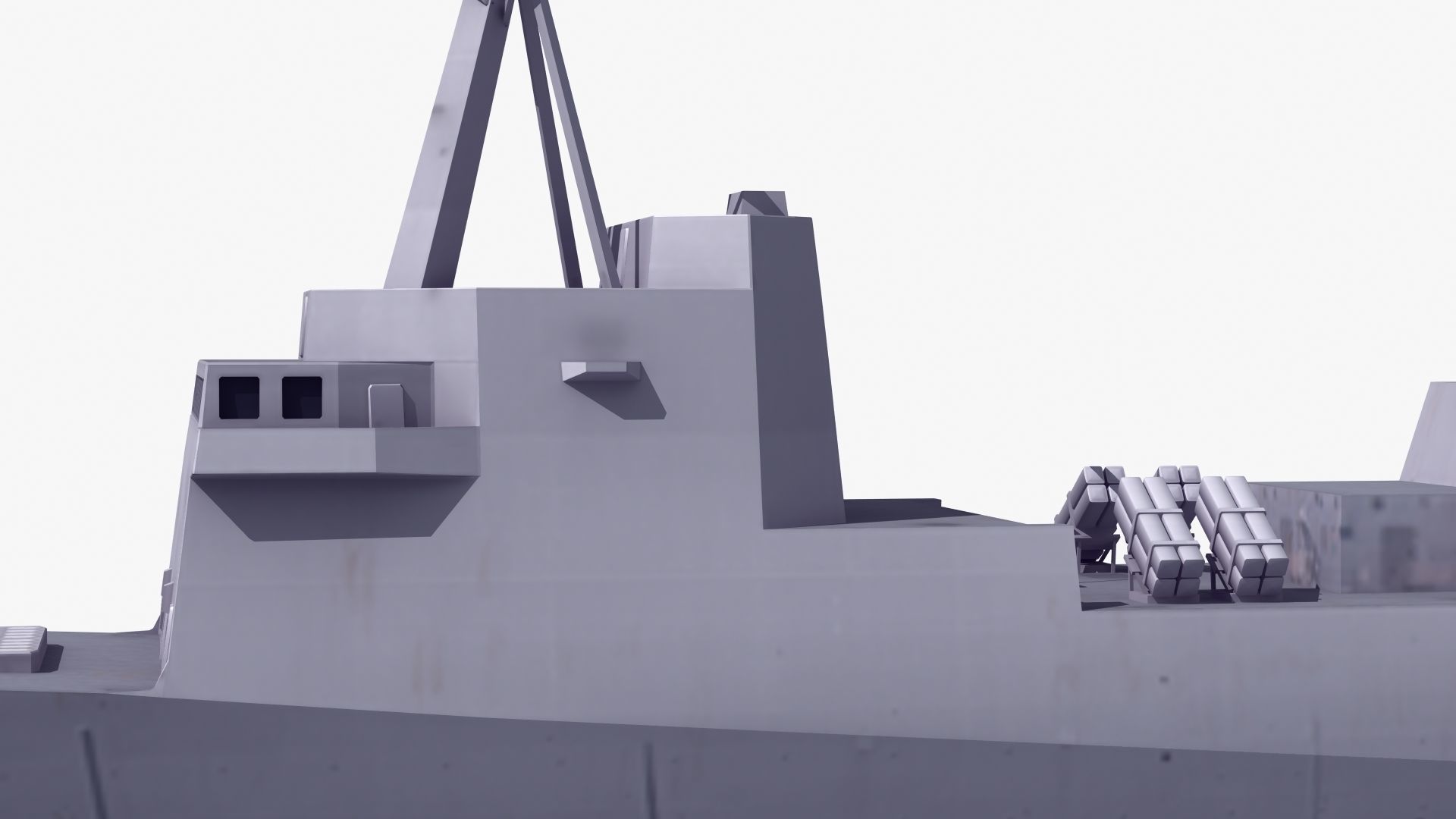 FFG-62 Constellation Class LOD2 Low-poly 3D model_22