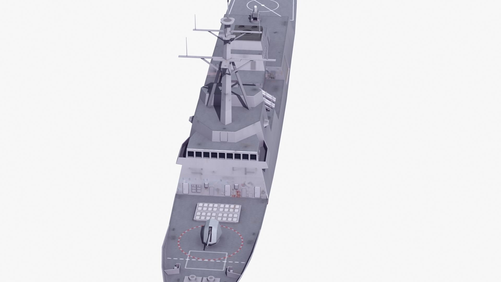 FFG-62 Constellation Class LOD2 Low-poly 3D model_18