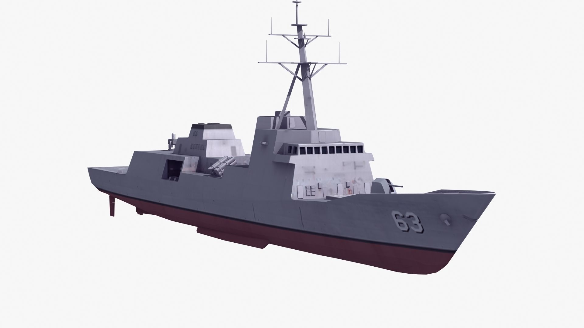 3D model FFG-62 Constellation Class LOD2 VR / AR / low-poly | CGTrader