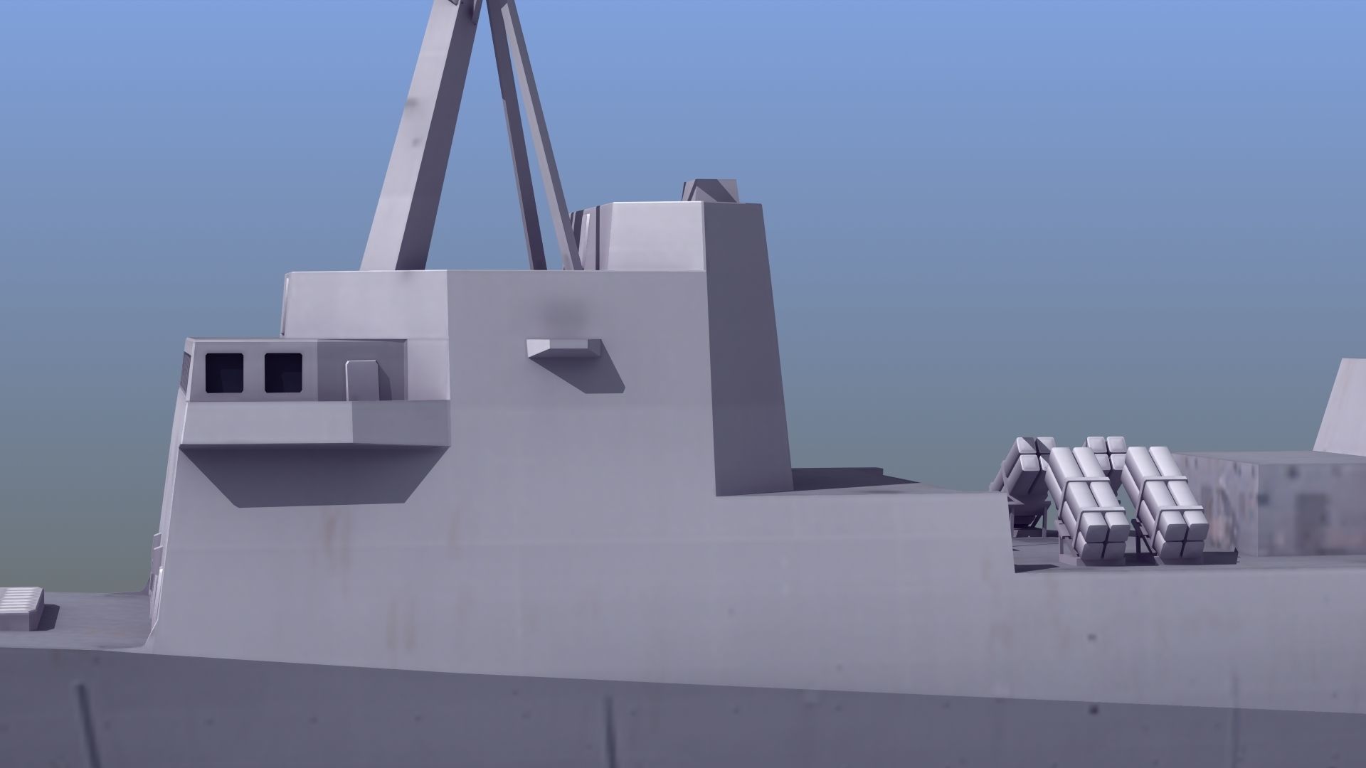 3D model FFG-62 Constellation Class LOD2 VR / AR / low-poly | CGTrader