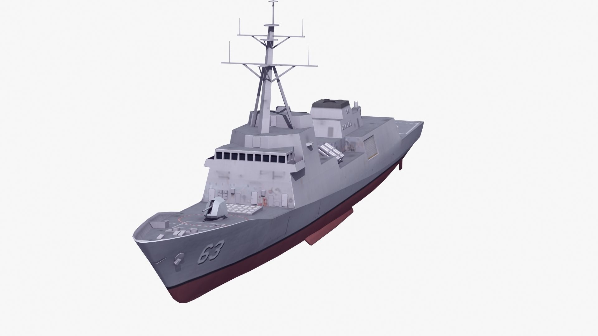 3D model FFG-62 Constellation Class LOD2 VR / AR / low-poly | CGTrader