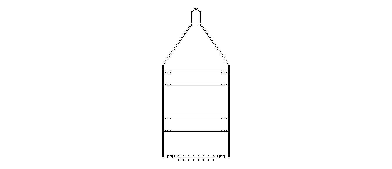 Hanging Shower Caddy 3D model_16