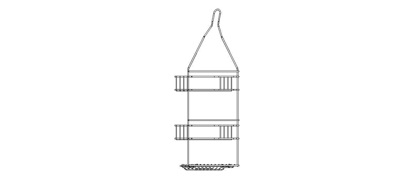 Hanging Shower Caddy 3D model_39