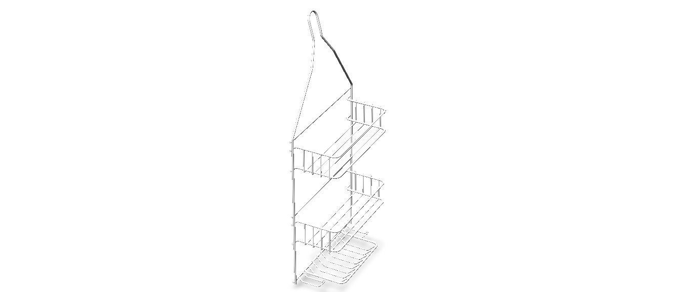 Hanging Shower Caddy 3D model_25