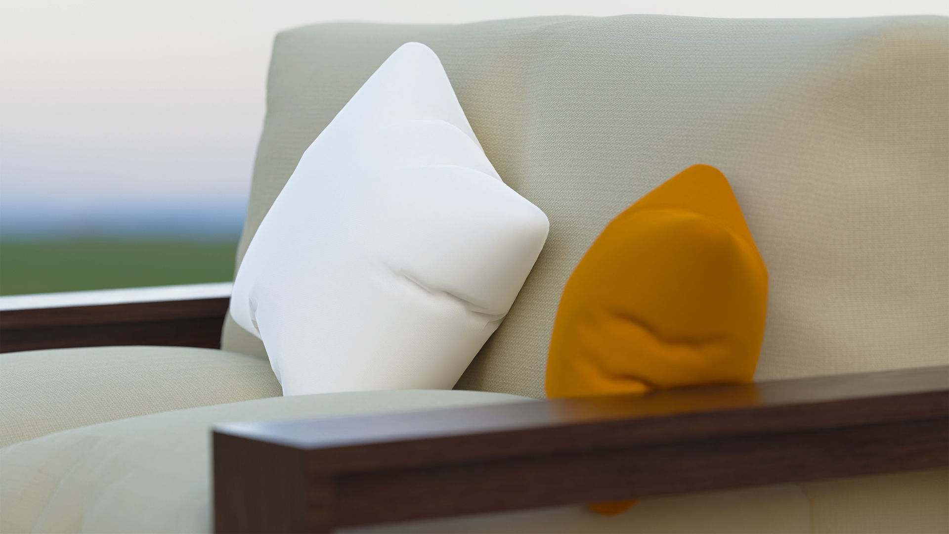 Couch low poly with single 4K texture Free low-poly 3D model_3