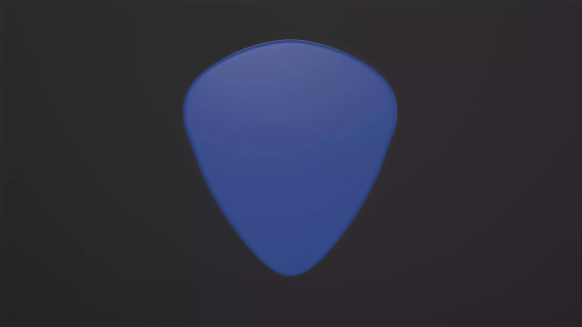 Guitare Pick 3D Model Low-poly 3D model_0