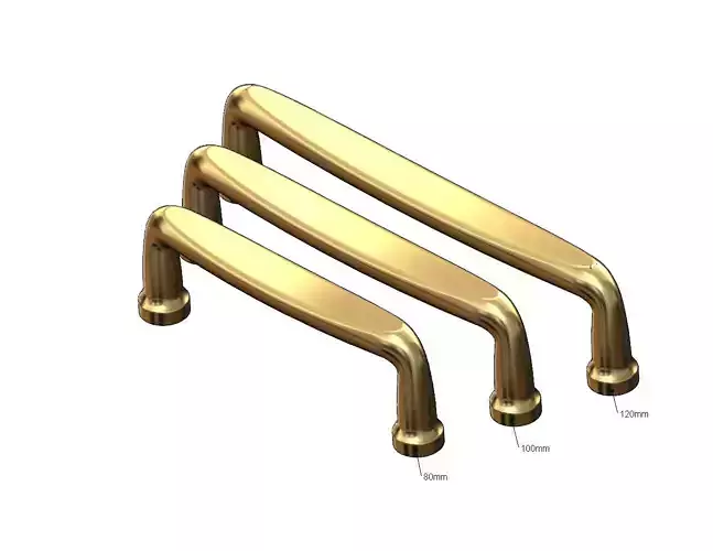 Cabinet drawer handle and pull N014 miniset