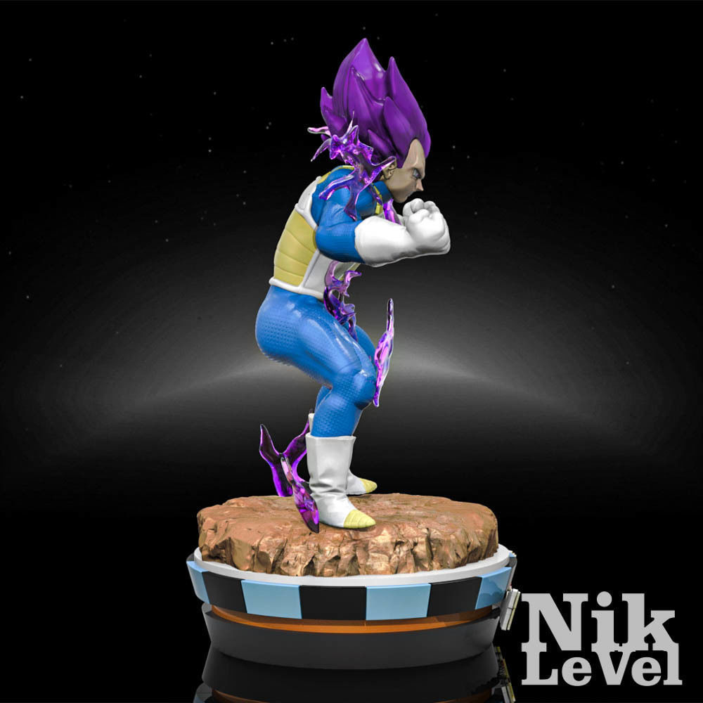 Vegeta Ultra Ego Dragon Ball 3D Printable 3D print model_7