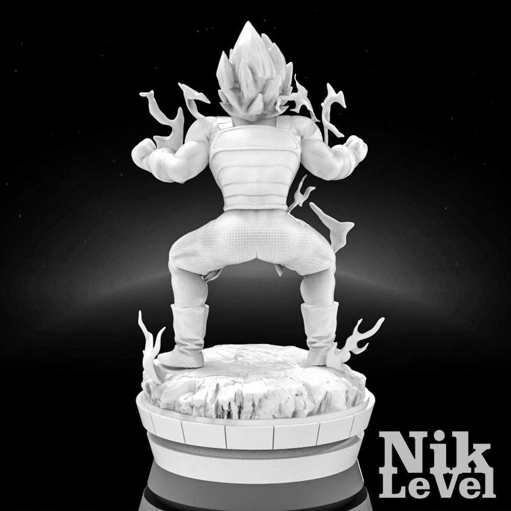 Vegeta Ultra Ego Dragon Ball 3D Printable 3D print model_15