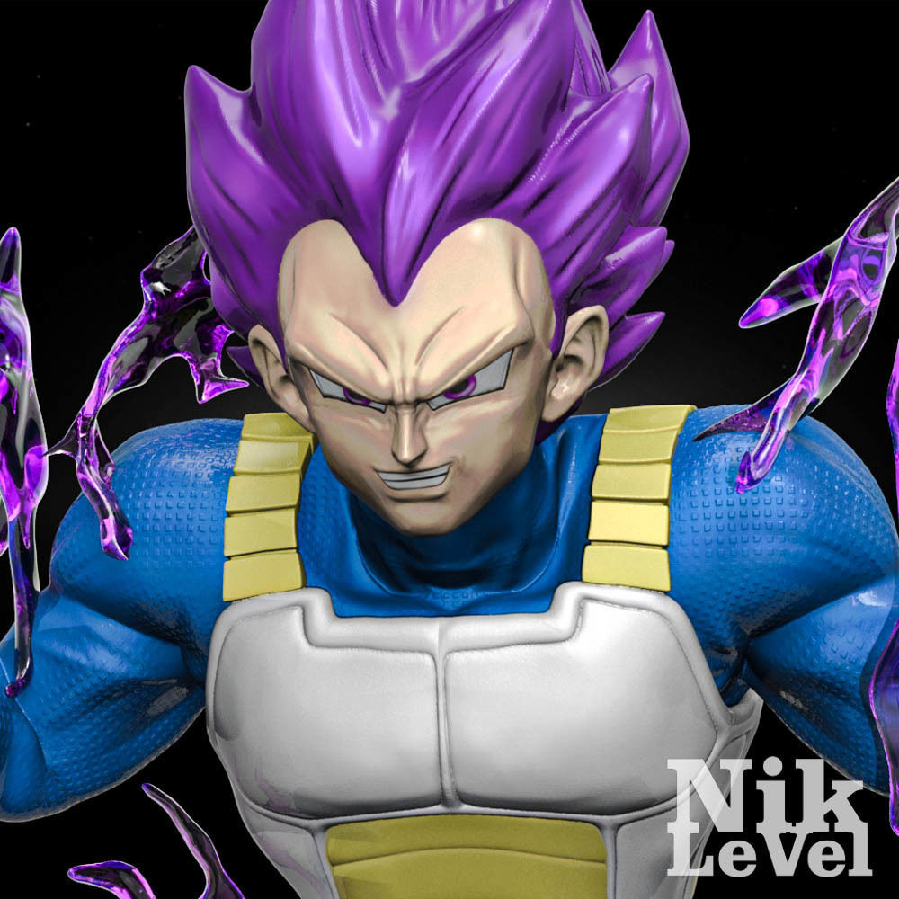 Vegeta Ultra Ego Dragon Ball 3D Printable 3D print model_11