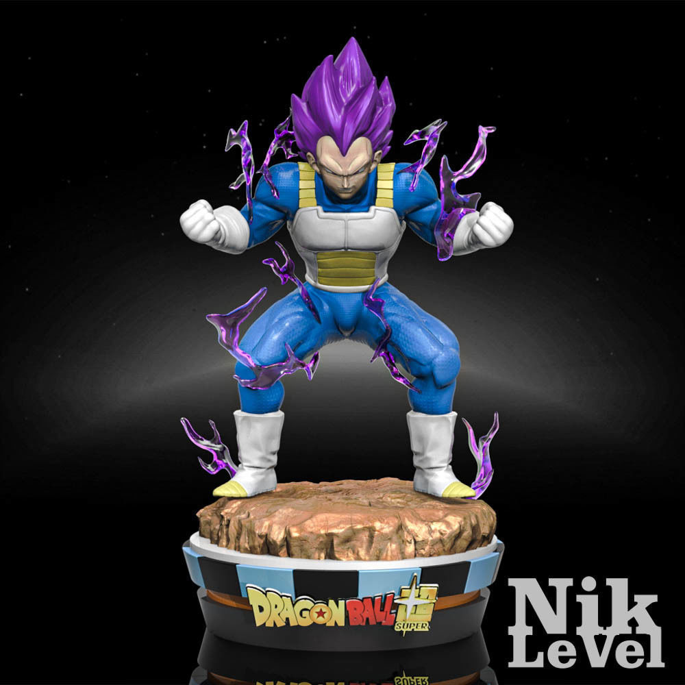 Vegeta Ultra Ego Dragon Ball 3D Printable 3D print model_1