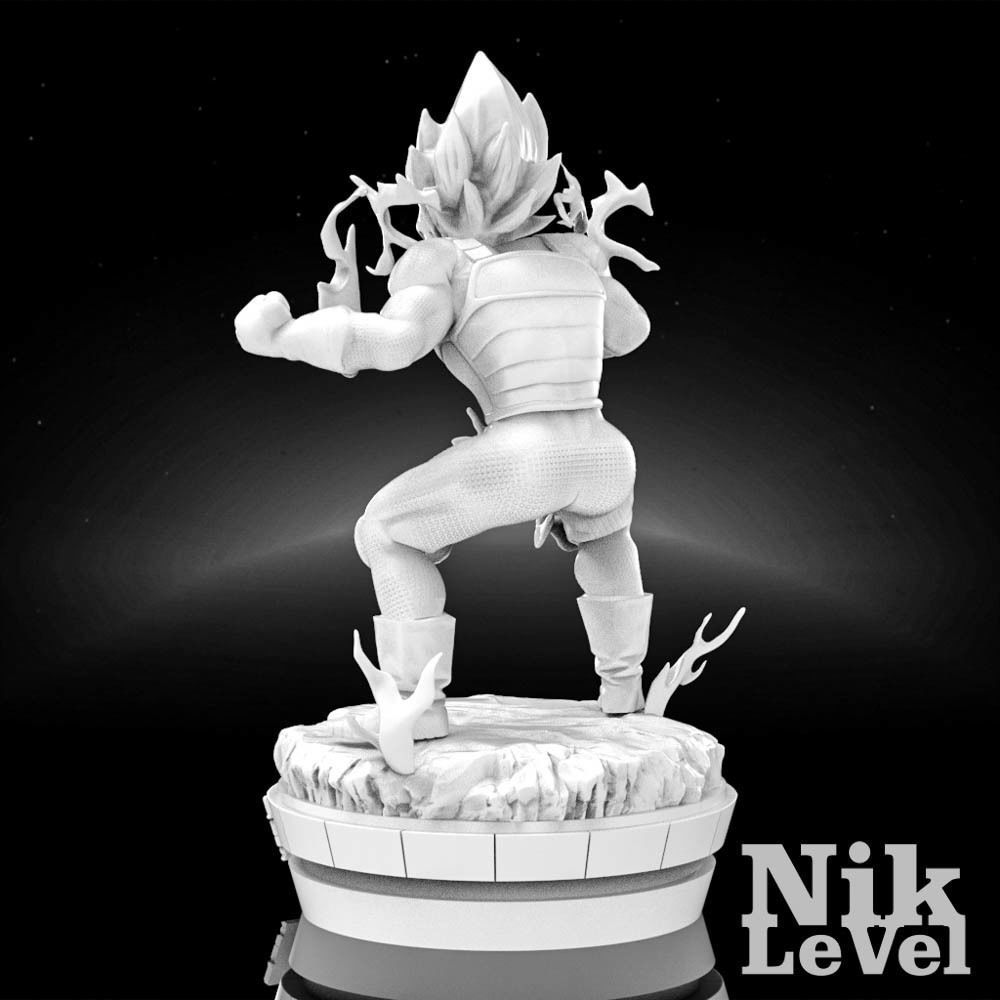Vegeta Ultra Ego Dragon Ball 3D Printable 3D print model_14