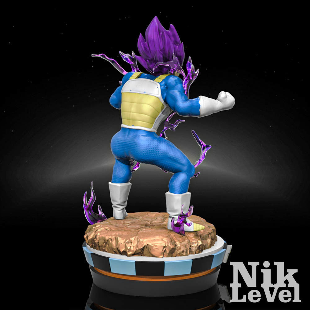 Vegeta Ultra Ego Dragon Ball 3D Printable 3D print model_6
