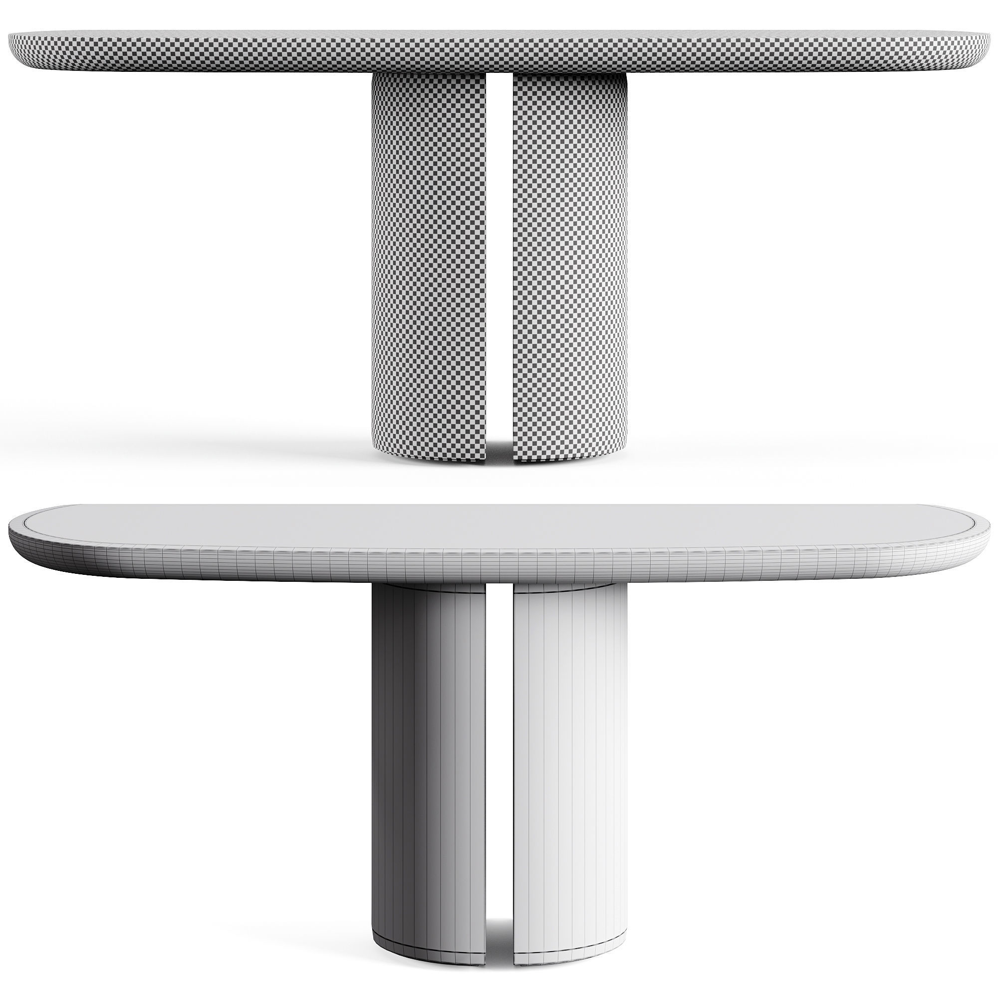 LuxLucia Casa DYNASTY Console Table Low-poly 3D model_10