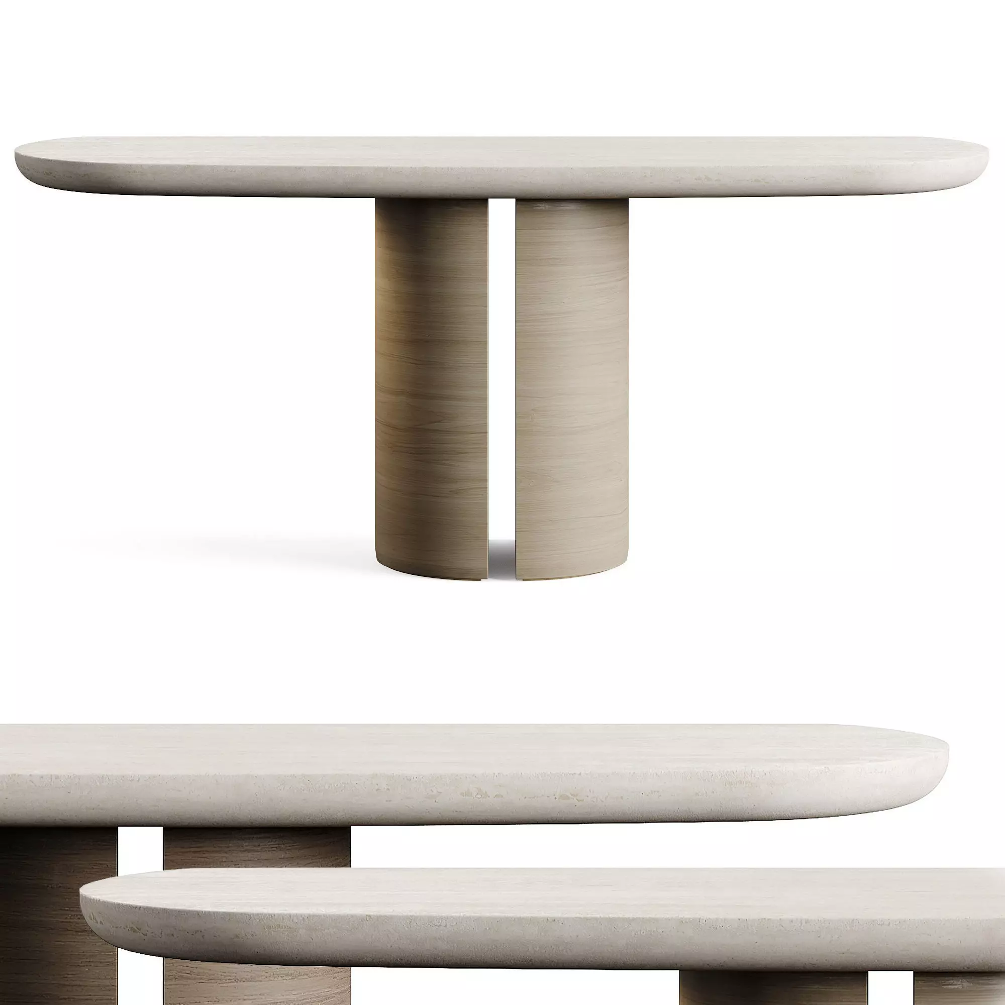 LuxLucia Casa DYNASTY Console Table Low-poly 3D model_0