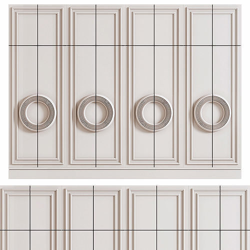 Panel by Pinterest 3D model