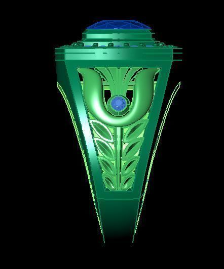 man ring 3D print model_11